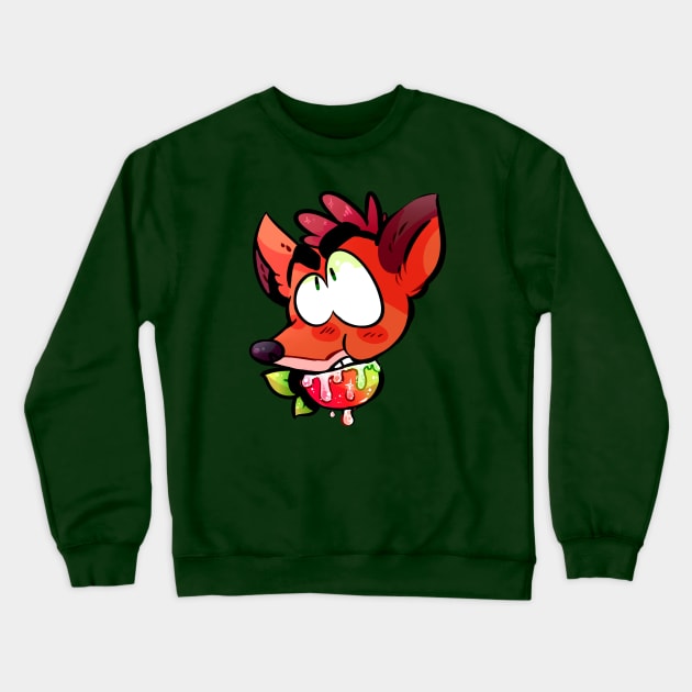 Wumpa Fruit Crewneck Sweatshirt by cometcombo